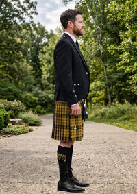 Traditional_Justus_Black_Gold_Tartan_Kilt_and_Argyle_Jacket_Kilt_Outfit_right_image