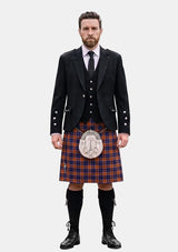 Traditional_Kane_Arran_Tartan_13311_Kilt_and_Argyle_Jacket_Kilt_Outfits_front_image
