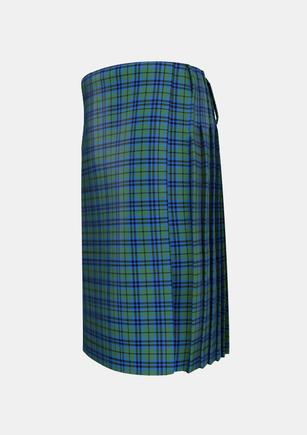 Traditional_Keith_2_Tartan_253_kilt_left_image_with_pleated_design_and_adjustable_buckles_for_men