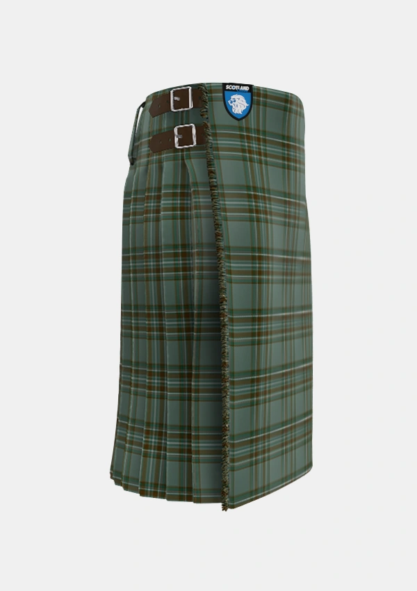 Traditional_Kelly_Dress_Tartan_6394_kilt_right_image_with_pleated_design_and_adjustable_buckles_for_men