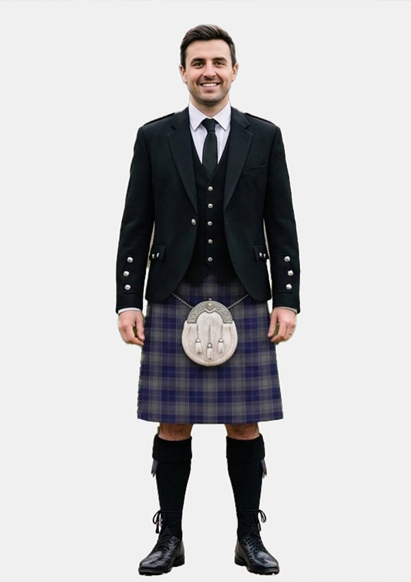 Traditional_Kelvinside_Academy_tartan_7936_Kilt_and_Argyle_Jacket_Kilt_Outfits_front_image