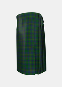 Traditional_Kennedy_2_Tartan_1123_kilt_left_image_with_pleated_design_and_adjustable_buckles_for_men