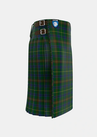 Traditional_Kennedy_Two_Tartan_1560_kilt_right_image_with_pleated_design_and_adjustable_buckles_for_men
