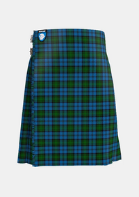 Traditional_Kerr_Hunting_Tartan_kilt_782_front_image_with_pleated_design_and_adjustable_buckles_for_men