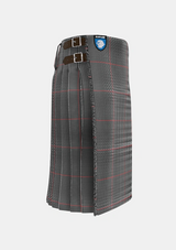 Traditional_Kerr_Shepherds_Plaid_Tartan_3936_kilt_right_image_with_pleated_design_and_adjustable_buckles_for_men
