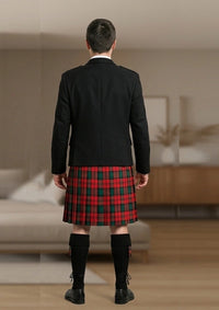 Traditional_Kerr_tartan_Kilt_and_Argyle_Jacket_Kilt_Outfit_back_image