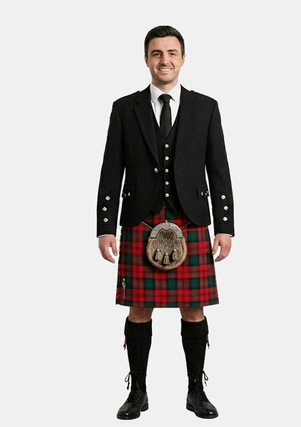 Traditional_Kerr_tartan_Kilt_and_Argyle_Jacket_Kilt_Outfits_front_image
