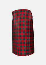 Traditional_Kerr_tartan_left_image_with_pleated_design_and_adjustable_buckles_for_men