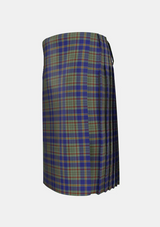 Traditional_Kildare_County_Tartan_2262_kilt_left_image_with_pleated_design_and_adjustable_buckles_for_men