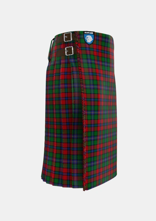Traditional_Kilgour_Symmetrical_Tartan_5348_kilt_right_image_with_pleated_design_and_adjustable_buckles_for_men