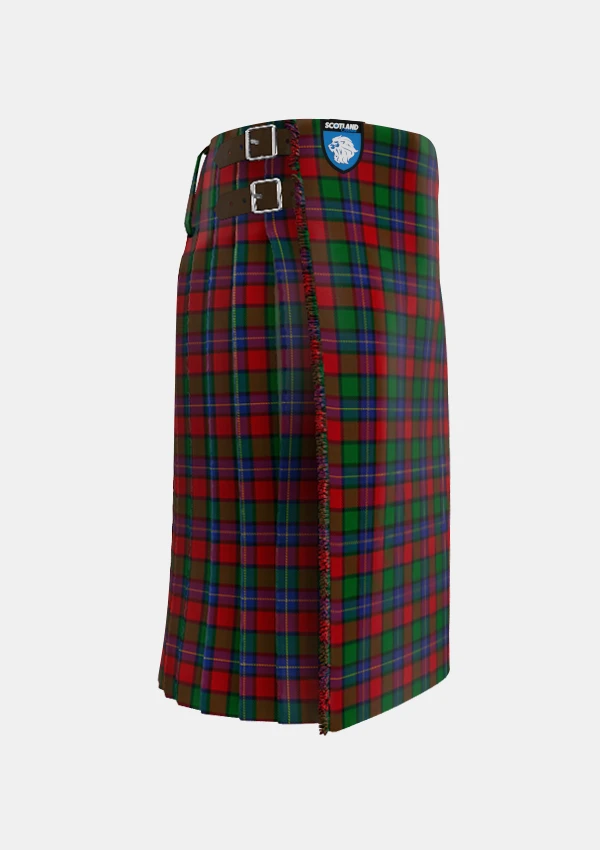 Traditional_Kilgour_tartan_right_image_with_pleated_design_and_adjustable_buckles_for_men