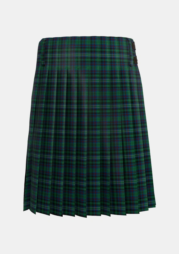Traditional_Killen_Tartan_6575_kilt_back_image_with_pleated_design_and_adjustable_buckles_for_men