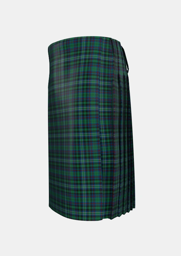 Traditional_Killen_Tartan_6575_kilt_left_image_with_pleated_design_and_adjustable_buckles_for_men