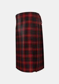 Traditional_Killin_Tartan_4042_kilt_left_image_with_pleated_design_and_adjustable_buckles_for_men