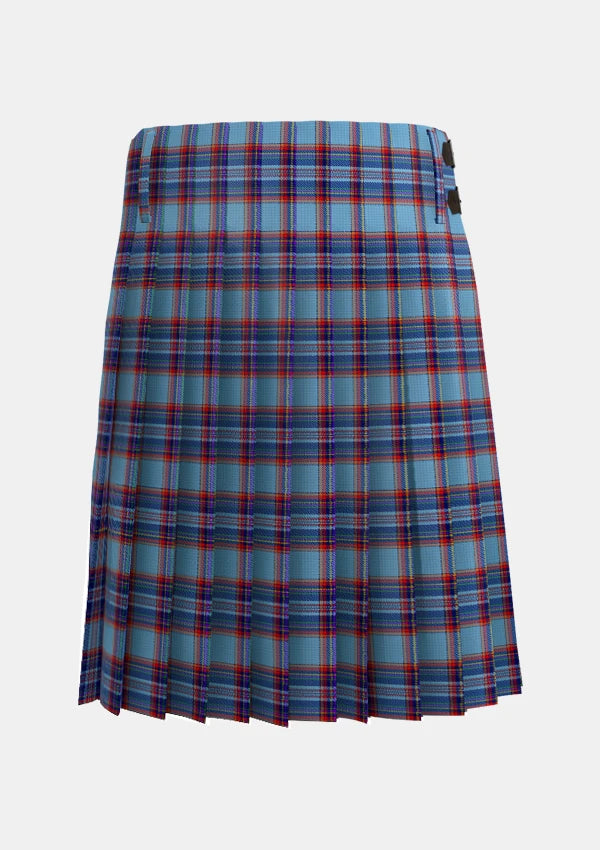 Traditional_Kilpatrick_School_Tartan_kilt_13836_back_image_with_pleated_design_and_adjustable_buckles_for_men