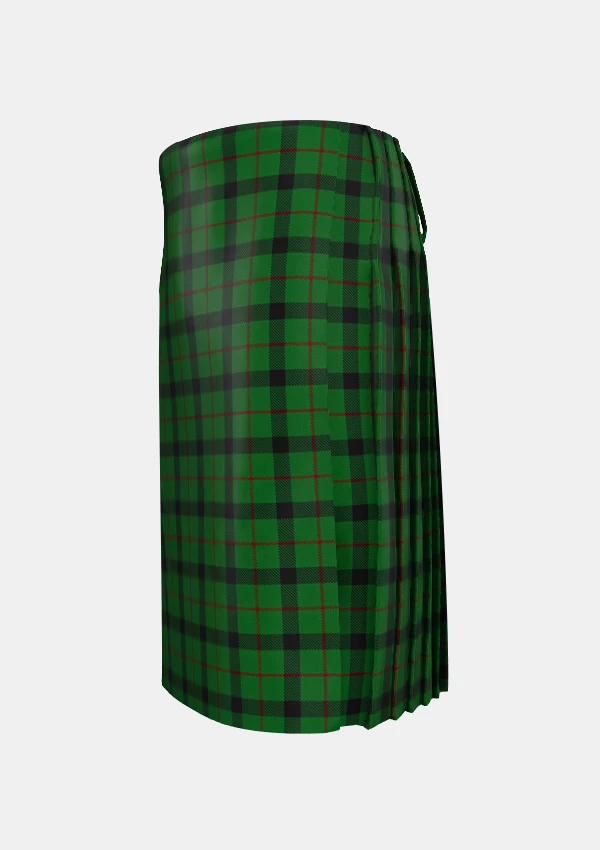 Traditional_Kincaid_Tartan_kilt_1106_left_image_with_pleated_design_and_adjustable_buckles_for_men