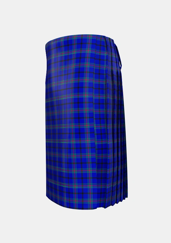 Traditional_Kinding_Tartan_10091_kilt_left_image_with_pleated_design_and_adjustable_buckles_for_men