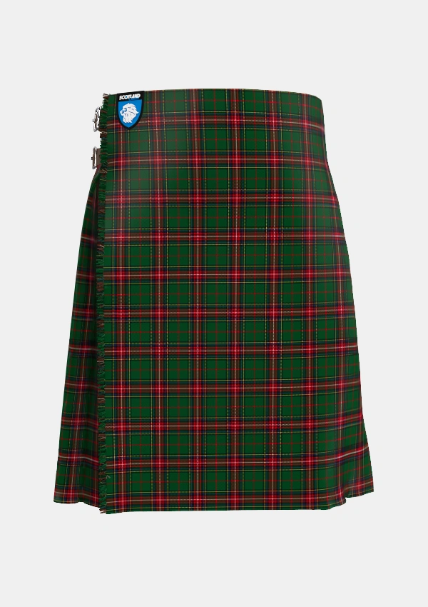 Traditional_King_George_VI_Tartan_1484_kilt_front_image_with_pleated_design_and_adjustable_buckles_for_men