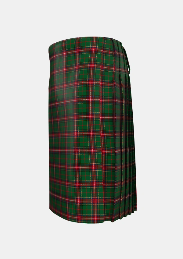 Traditional_King_George_VI_Tartan_1484_kilt_left_image_with_pleated_design_and_adjustable_buckles_for_men