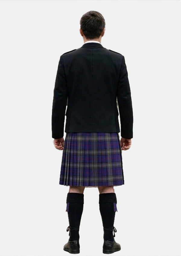 Traditional_Kinnaird_Tartan_2242_Kilt_and_Argyle_Jacket_Kilt_Outfits_back_image