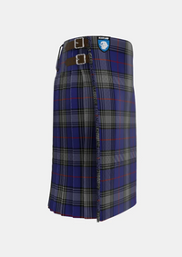 Traditional_Kinnaird_Tartan_kilt_2242_right_image_with_pleated_design_and_adjustable_buckles_for_men