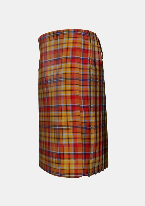 Traditional_Kinross_2_Tartan_4179_kilt_left_image_with_pleated_design_and_adjustable_buckles_for_men