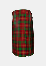 Traditional_Kirk_Tartan_kilt_left_image_with_pleated_design_and_adjustable_buckles_for_men