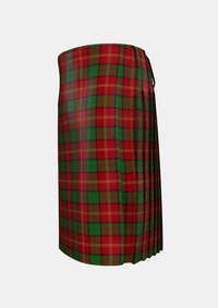 Traditional_Kirk_Tartan_kilt_left_image_with_pleated_design_and_adjustable_buckles_for_men