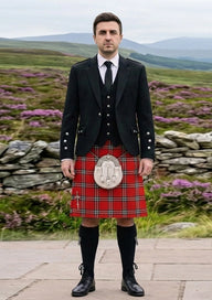 Traditional_Kirkwood_Tartan_12300_Kilt_and_Argyle_Jacket_Kilt_Outfit_front_image