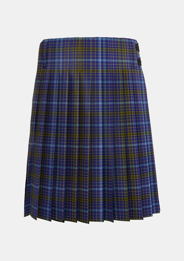 Traditional_Knox_2_Tartan_5711_kilt_back_image_with_pleated_design_and_adjustable_buckles_for_men