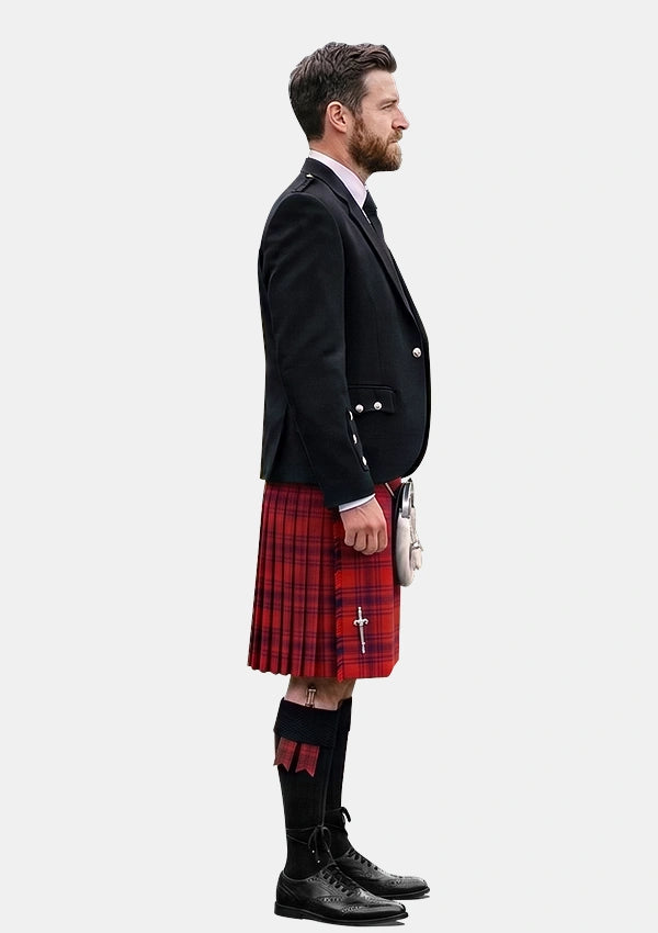 Traditional_Kyle_Blue_Tartan_3616_Kilt_and_Argyle_Jacket_Kilt_Outfits_right_image