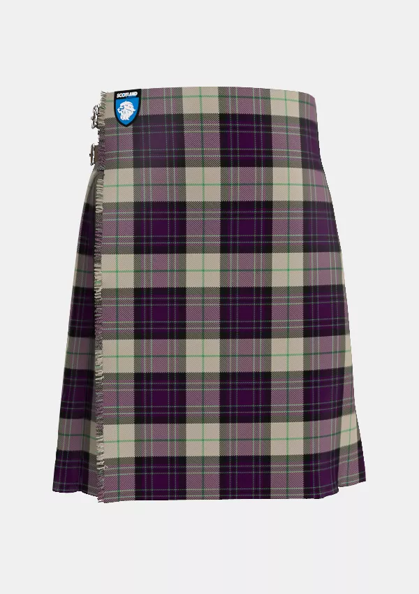 Traditional_Kyle_Grape_Tartan_7585_kilt_front_image_with_pleated_design_and_adjustable_buckles_for_men