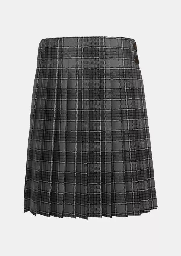 Traditional_Kyle_Tartan_1288_kilt_back_image_with_pleated_design_and_adjustable_buckles_for_men