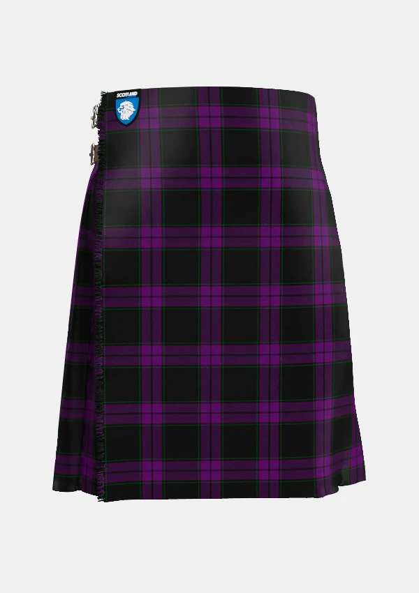 Traditional_Laird_Tartan_kilt_7856_front_image_with_pleated_design_and_adjustable_buckles_for_men