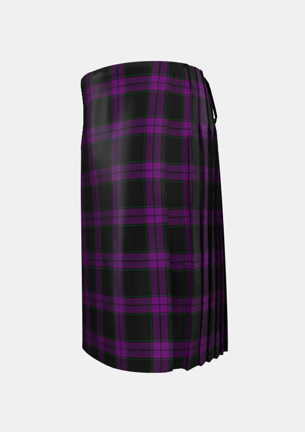 Traditional_Laird_Tartan_kilt_7856_left_image_with_pleated_design_and_adjustable_buckles_for_men