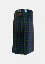 Traditional_Lamont_2_Tartan_296_kilt_right_image_with_pleated_design_and_adjustable_buckles_for_men