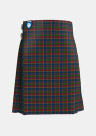 Traditional_Land_s_End_Maroon_Tartan_kilt_2578_front_image_with_pleated_design_and_adjustable_buckles_for_men