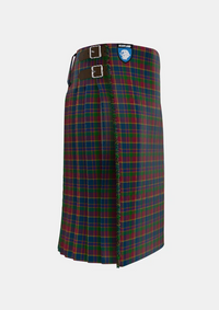 Traditional_Land_s_End_Maroon_Tartan_kilt_2578_right_image_with_pleated_design_and_adjustable_buckles_for_men