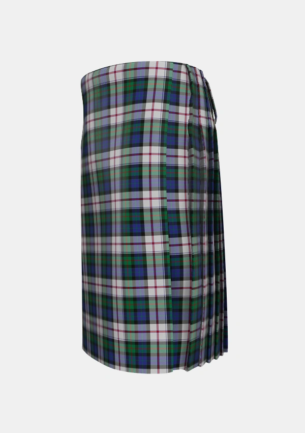 Traditional_Lauder_Dress_Tartan_1435_kilt_left_image_with_pleated_design_and_adjustable_buckles_for_men