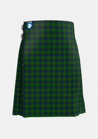 Traditional_Lauder_Family_Tartan_709_kilt_front_image_with_pleated_design_and_adjustable_buckles_for_men
