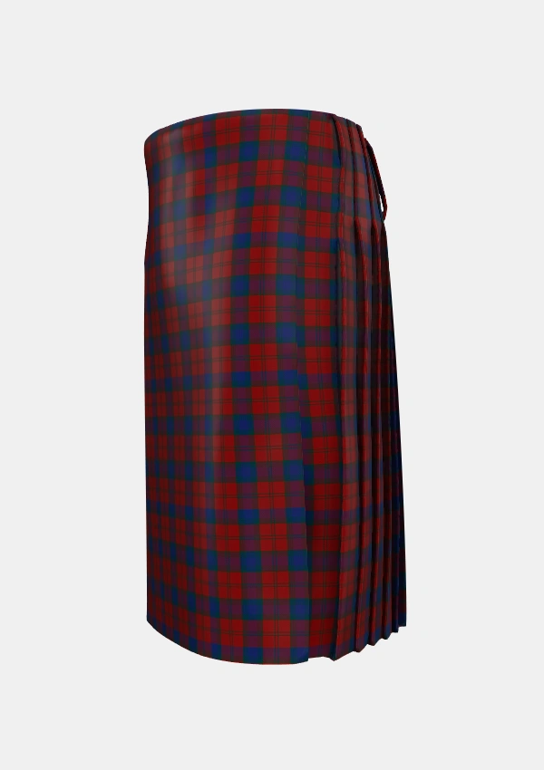 Traditional_Lawlis_Lawless_Tartan_5399_kilt_left_image_with_pleated_design_and_adjustable_buckles_for_men