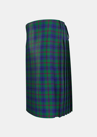 Traditional_Lawrie_Tartan_kilt_4219_left_image_with_pleated_design_and_adjustable_buckles_for_men