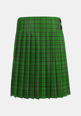Traditional_Leach_Hunting_Tartan_2357_kilt_back_image_with_pleated_design_and_adjustable_buckles_for_men