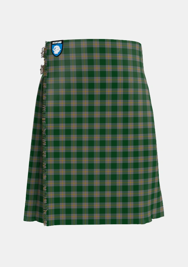 Traditional_Ledford_Tartan_835_kilt_front_image_with_pleated_design_and_adjustable_buckles_for_men