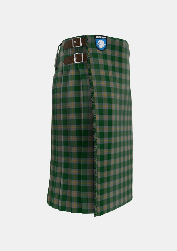 Traditional_Ledford_Tartan_835_kilt_right_image_with_pleated_design_and_adjustable_buckles_for_men