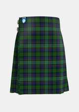 Traditional_Leinster_Tartan_kilt_front_image_with_pleated_design_and_adjustable_buckles_for_men
