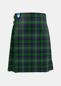 Traditional_Leinster_Tartan_kilt_front_image_with_pleated_design_and_adjustable_buckles_for_men
