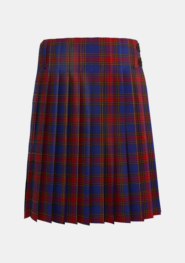 Traditional_Leslie_J_Cant_Tartan_7119_kilt_back_image_with_pleated_design_and_adjustable_buckles_for_men