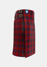 Traditional_Leslie_Red_VS_Tartan_1142_kilt_right_image_with_pleated_design_and_adjustable_buckles_for_men