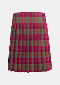 Traditional_Lindsay_Weathered_tartan_kilt_back_image_with_pleated_design_and_adjustable_buckles_for_men